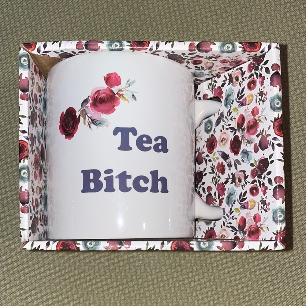 Floral Tea B-itch Mug